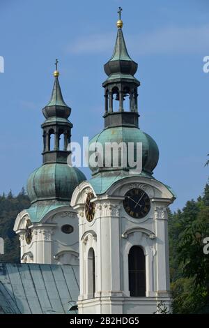 Kirche St. Maria-Magdalena, Karlsbad, stilsicheren Stockfoto