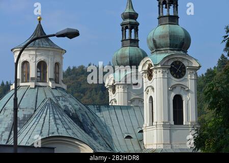 Kirche St. Maria-Magdalena, Karlsbad, stilsicheren Stockfoto