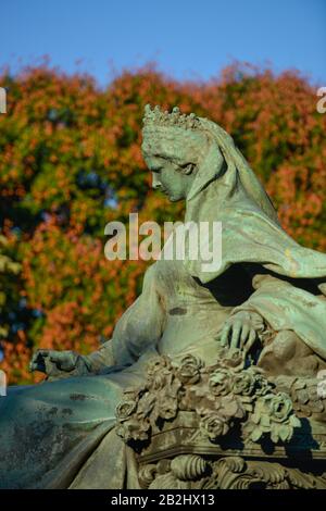 Sissi-Denkmal, Budapest, Ungarn Stockfoto