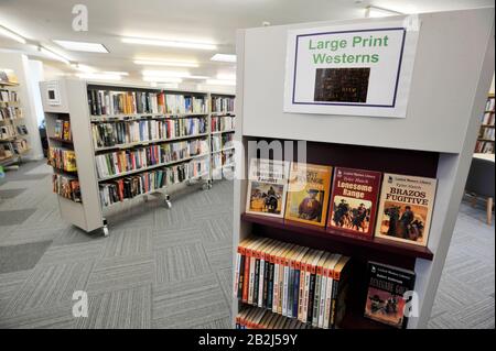 Saltcoats Bibliothek, North Ayrshire, Schottland. Stockfoto