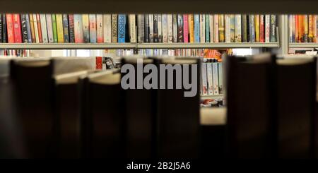 Saltcoats Bibliothek, North Ayrshire, Schottland. Stockfoto