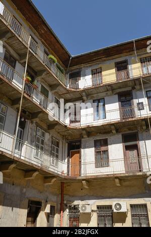 Altbau, Juedisches Viertel, Budapest, Ungarn Stockfoto