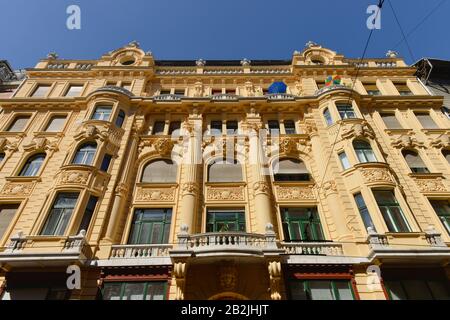 Altbau, Juedisches Viertel, Budapest, Ungarn Stockfoto