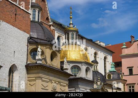 Kapellen, Wawel-Kathedale, Wawel, Krakau, Polen Stockfoto