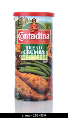 Irvine, CA - 06. Februar 2013: Eine Kiste Contadina Brotsorten. Das Wort Contadina ist italienisch für "Frau der Felder". Stockfoto