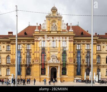 Muzej za umjetnost i obrt (Museum für Kunst und Handwerk), Zagreb, Kroatien Stockfoto