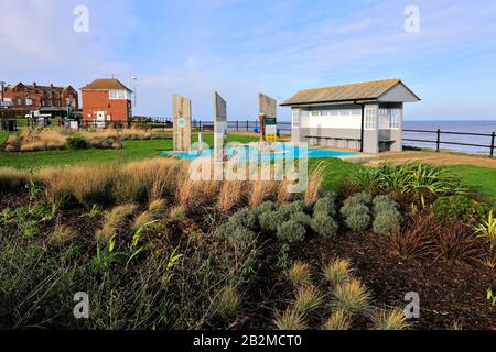 Blick auf das Maritime Museum, Mundesley Village, North Norfolk, England, Großbritannien Stockfoto