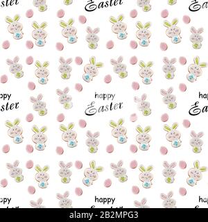 Von oben gesehen bunter Ingwer glasierte Plätzchen isoliert auf weißem Hintergrund mit schwarzen Worten. Nahaufnahme von hausgemachtem, köstlichem Gebäck in Form Stockfoto