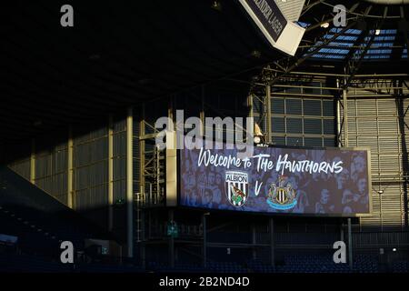 Eine allgemeine Ansicht des Stadions während des fünften Vorrundenspiels des FA Cups bei Den Hawthorns, West Bromwich. Stockfoto
