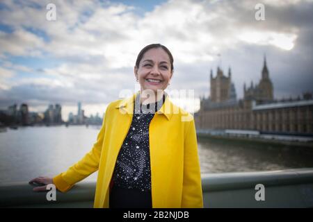 Siobhan Benita, der Kandidat der Liberaldemokraten für das Amt des Bürgermeisters von London. PA Foto. Bilddatum: Dienstag, 3. März 2020. Siehe PA Story POLITICS Mayor. Der Fotorepapier sollte lauten: Stefan Rousseau/PA-Draht Stockfoto