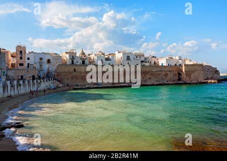 Panoramablick auf Monopoli - Italien, Apulien Stockfoto