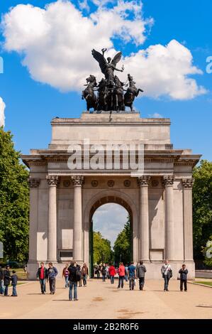 Wellington Arch, London, UK Stockfoto