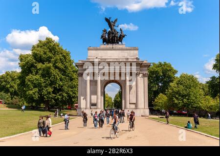 Wellington Arch, London, UK Stockfoto