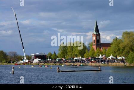 Baumbluetenfest, Werder/Havel, Brandenburg, Deutschland Stockfoto