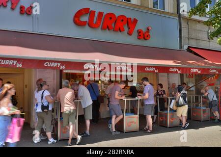 Curry 36, Mehringdamm, Kreuzberg, Berlin, Deutschland Stockfoto