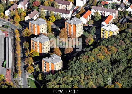 Wohnturmblöcke Baldeniusstraße, Ledeburg, Hannover, Niedersachsen, Deutschland Stockfoto