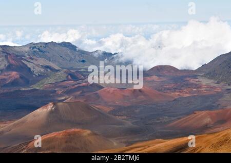 Im Haleakala-Nationalpark. Maui, Hawaii. Stockfoto