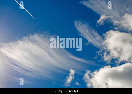 Wolkenformation, Gotland, Gotland, Schweden, September 2013 Stockfoto