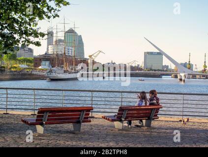 Puerto Madero, Buenos Aires, Argentinien Stockfoto