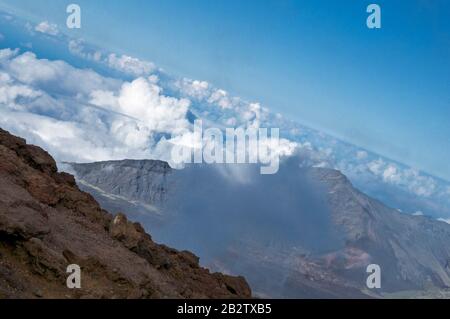 Im Haleakala-Nationalpark. Maui, Hawaii. Stockfoto