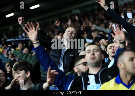 West BROMWICH, ENGLAND - 3. MÄRZ Newcastle-Fans nach dem FA-Cup-Spiel zwischen West Bromwich Albion und Newcastle United bei Den Hawthorns, West Bromwich am Dienstag, 3. März 2020. (Kredit: Leila Coker / MI News) Foto darf nur für redaktionelle Zwecke in Zeitungen und/oder Zeitschriften verwendet werden, Lizenz für kommerzielle Nutzung erforderlich Kredit: MI News & Sport /Alamy Live News Stockfoto