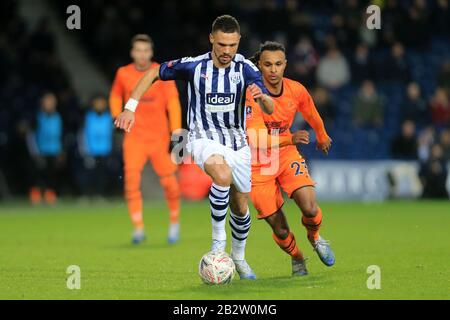 West BROMWICH, ENGLAND - 3. MÄRZ beim FA-Cup-Spiel zwischen West Bromwich Albion und Newcastle United bei Den Hawthorns, West Bromwich am Dienstag, 3. März 2020. (Kredit: Leila Coker / MI News) Foto darf nur für redaktionelle Zwecke in Zeitungen und/oder Zeitschriften verwendet werden, Lizenz für kommerzielle Nutzung erforderlich Kredit: MI News & Sport /Alamy Live News Stockfoto