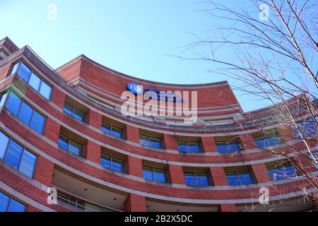 Washington, DC 21 FEB 2020 - Ansicht des Hauptgebäudes des American College of Cardiology (ACC) in Washington DC. Stockfoto