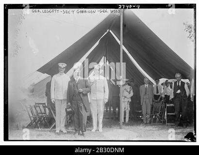 Gen Leggett, Secy. Garnison - gen Holz Stockfoto