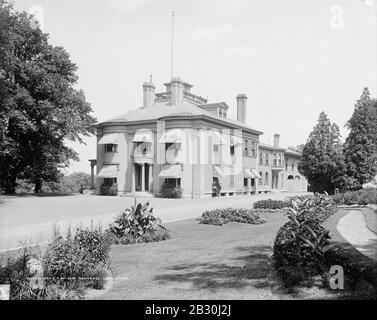 General B. F. Butler's Residenz, Lowell, Masse; LOC; det.4A22649. Stockfoto