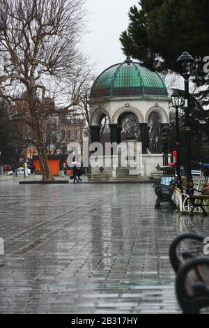 Gräber der türkischen Sultane im modernen Istanbul. Pergolas, Netropolen sind Architekturbauten. Istanbul Stockfoto