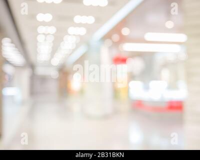 Zusammenfassung Hintergrund der Shopping-Mall, flachen Schärfentiefe. Stockfoto