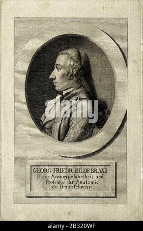 Georg Friedrich Hildebrandt - Frontispice. Stockfoto