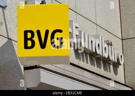 BVG Fundbuero, Potsdamer Straße, Schöneberg, Berlin, Deutschland Stockfoto