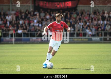 Joey Dylan Jones. Salford City 1-1 Port Vale. Das Peninsula Stadium, Salford. 17.08.19 Stockfoto