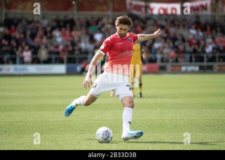 Joey Dylan Jones. Salford City 1-1 Port Vale. Das Peninsula Stadium, Salford. 17.08.19 Stockfoto