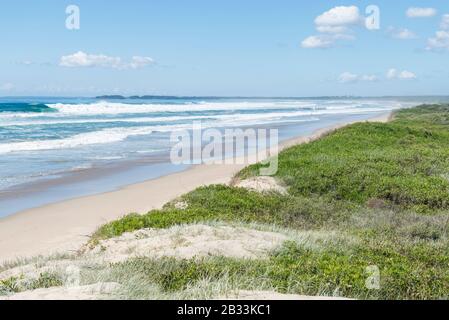 Unberührter Strand am South Cost of New South Wales, Australien Stockfoto