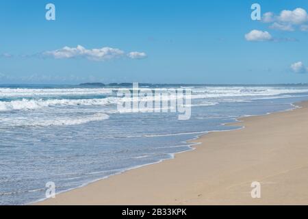 Unberührter Strand am South Cost of New South Wales, Australien Stockfoto