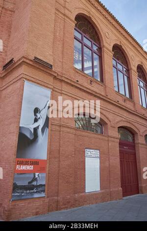 Fotoausstellung des spanischen Kinoregisseurs und Fotografen Carlos Saura im neuen Kulturzentrum von La Malagueta. Málaga, Spanien. Stockfoto