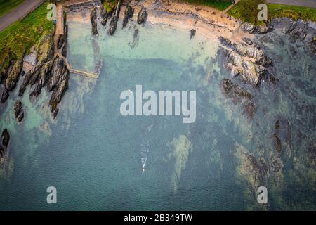 Schwimmer aus Bangor, Co. Unten Stockfoto