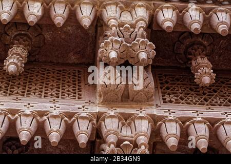 Jodhpur, Rajasthan, indien. Januar 2014. Mehrangarh Fort Museum ist eines der größten Forts in Indien. Stockfoto