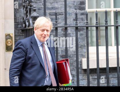 London, Großbritannien. März 2020. Boris Johnson MP PC Premierminister verlässt 10 Downing Street, London Credit: Ian Davidson/Alamy Live News Stockfoto