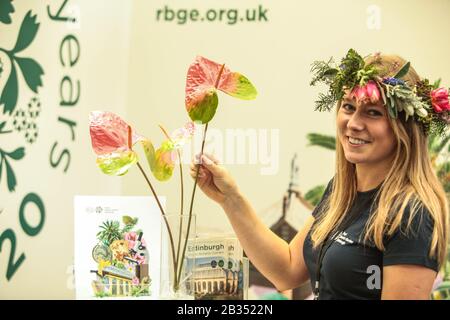 London UK 04 März 2020 The Garden Press Event The Royal Botanic Gardens of Edinburgh feiern ihre 350 Jahre, die 1670 stattfinden. Paul Quezada-Neiman/Alamy Live News Stockfoto