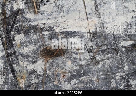 Abstrakter Hintergrund Textur in Weiß und Braun auf Schwarz II: Abstrakte Hintergrundtextur auf Basis akkentaler Mineralmuster in weiß-brauner Farbe Stockfoto