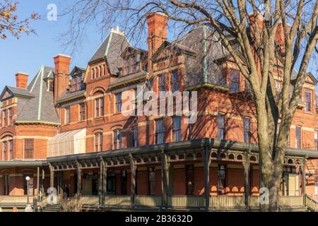 Hotel Florence in den Pullman Yards, Chicago Stockfoto