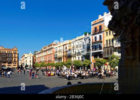 Spanien, Andalusien, Sevilla, El Centro-Viertel, Plaza San Francisco (Platz San Francisco) Stockfoto