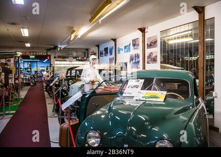 Schweden, Südostschweden, Lake Vattern Area, Motala, Motala Motor Museum, Oldtimer Stockfoto