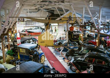 Schweden, Südostschweden, Lake Vattern Area, Motala, Motala Motor Museum, Oldtimer Stockfoto