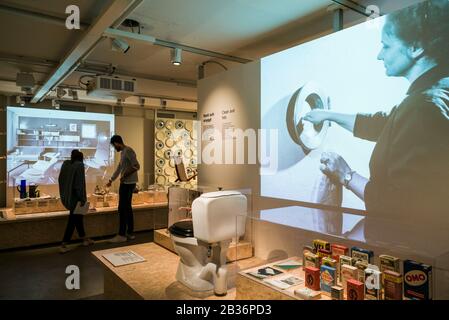 Schweden, Smaland, Almhult, Standort des ersten IKEA-Ladens in Schweden, IKEA Museum, Innengalerie Stockfoto