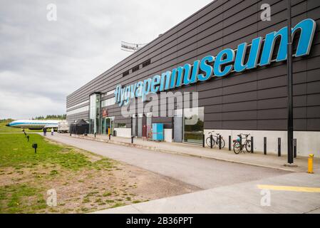 Schweden, Südostschweden, Linkoping, Flygvapen Museum, Swedish Air Force Museum, Exterieur Stockfoto