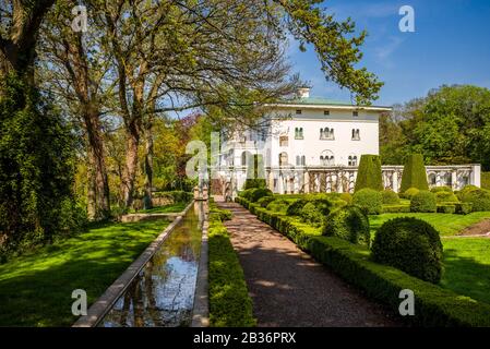 Schweden, Insel Oland, Borgholm, Solliden Slott Palace, Sommerpalast der schwedischen Königsfamilie, Außenansicht Stockfoto